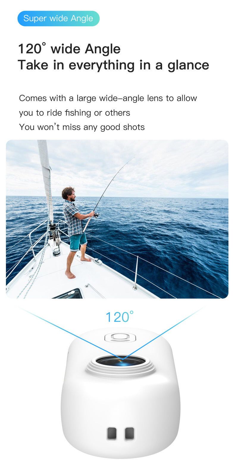 4K Kamera Sportowa Thumb Podwodna 30m Vlog Cycling Night Vision Slow-Mo HDR