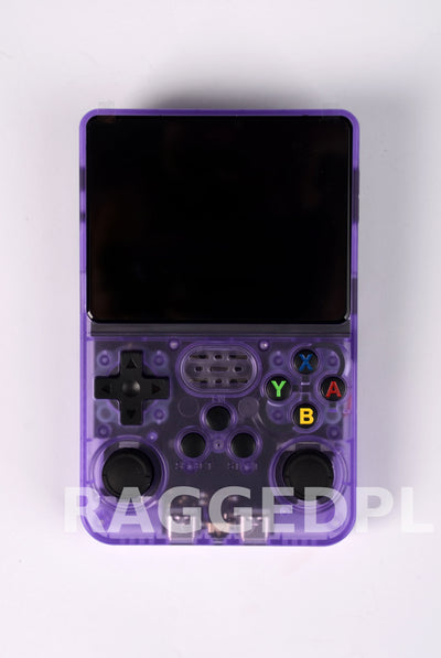 Konsola Retro R36S ArkOS 2.0 – 20 000 Gier | 64GB Fioletowa