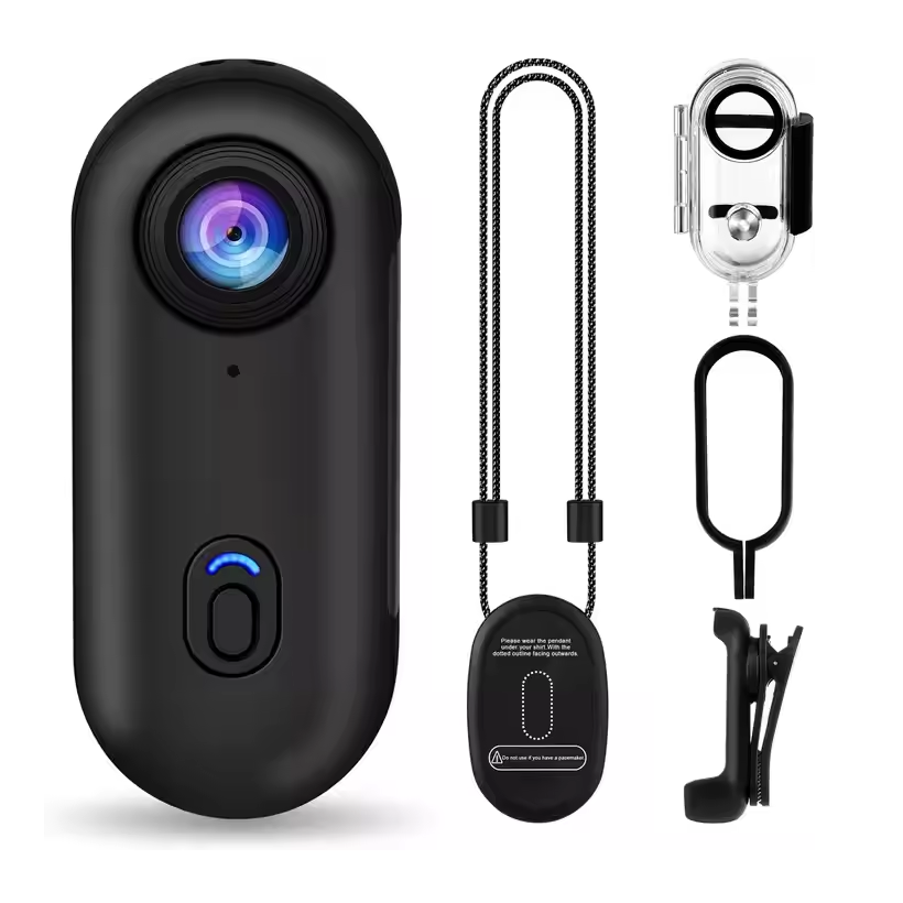 4K Kamera Sportowa Thumb Podwodna 30m Vlog Cycling Night Vision Slow-Mo HDR