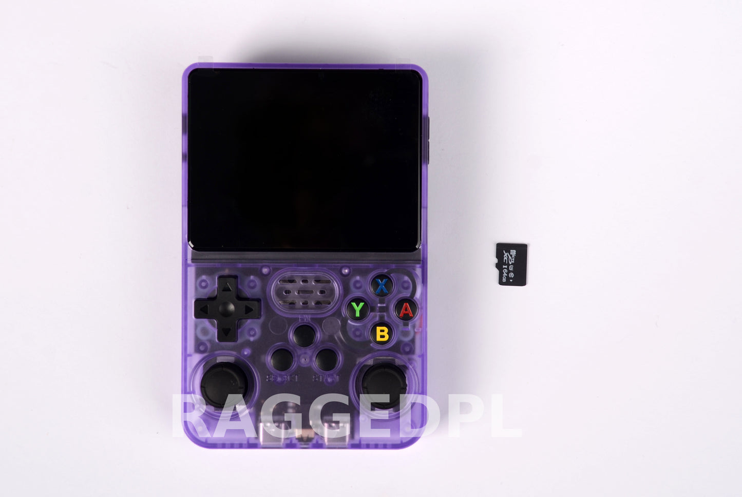 Konsola Retro R36S ArkOS 2.0 – 20 000 Gier | 64GB Fioletowa
