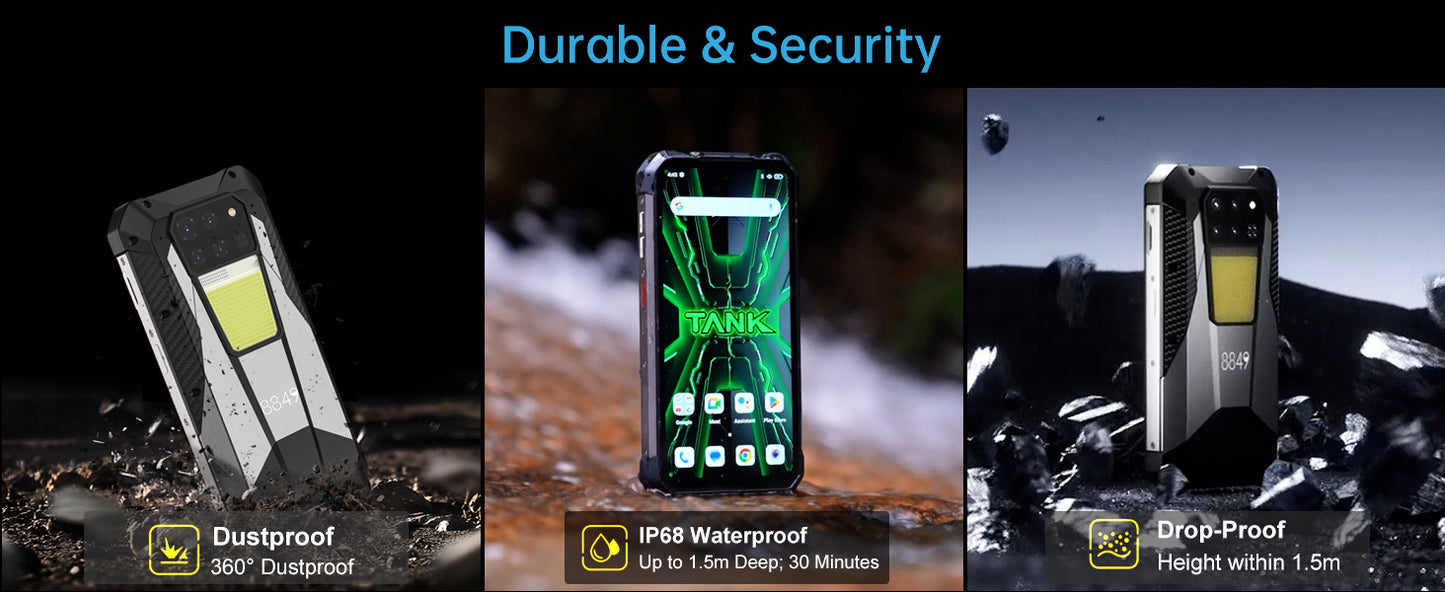 Unihertz Tank 3 16 + 16 = 32GB RAM 512GB