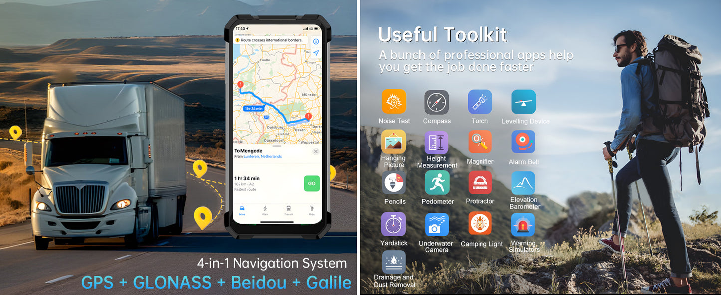 Unihertz Tank 3 16 + 16 = 32GB RAM 512GB