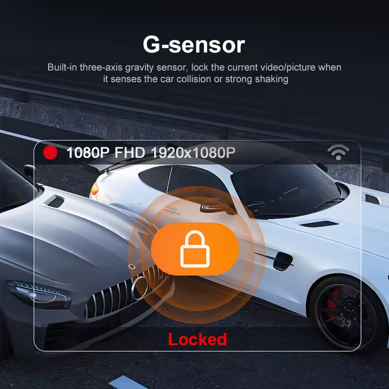 Kamera 360° 4-Kanałowa WiFi GPS IR G-Sensor FHD Parking Menu PL iOS Android