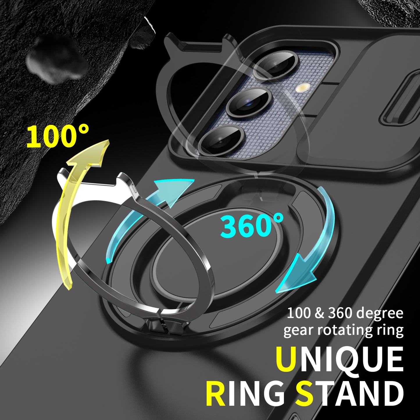 Etui Zamykane Ragged – kompatybilne z Samsung Galaxy A14 | Ochronne etui z klapką