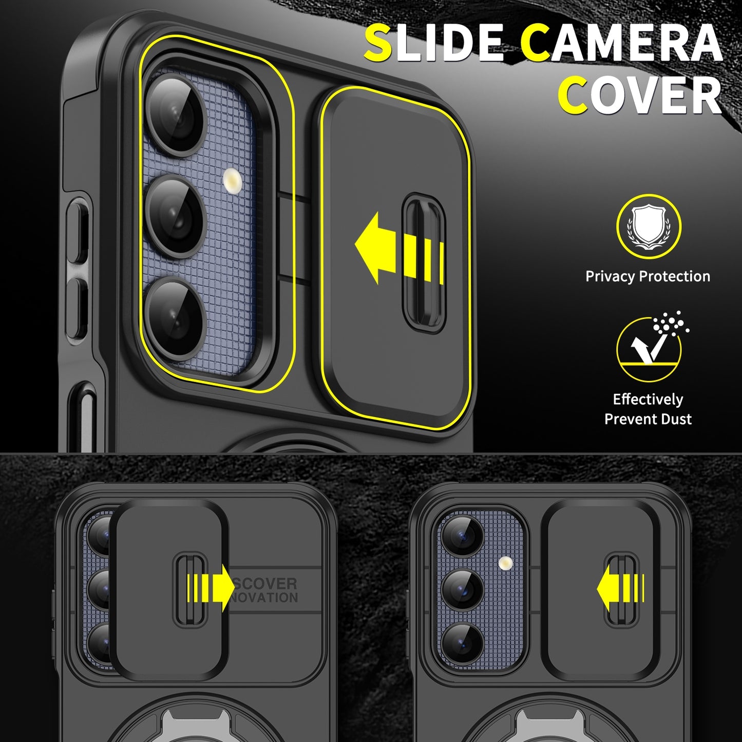 Etui Zamykane Ragged – kompatybilne z Samsung Galaxy A14 | Ochronne etui z klapką