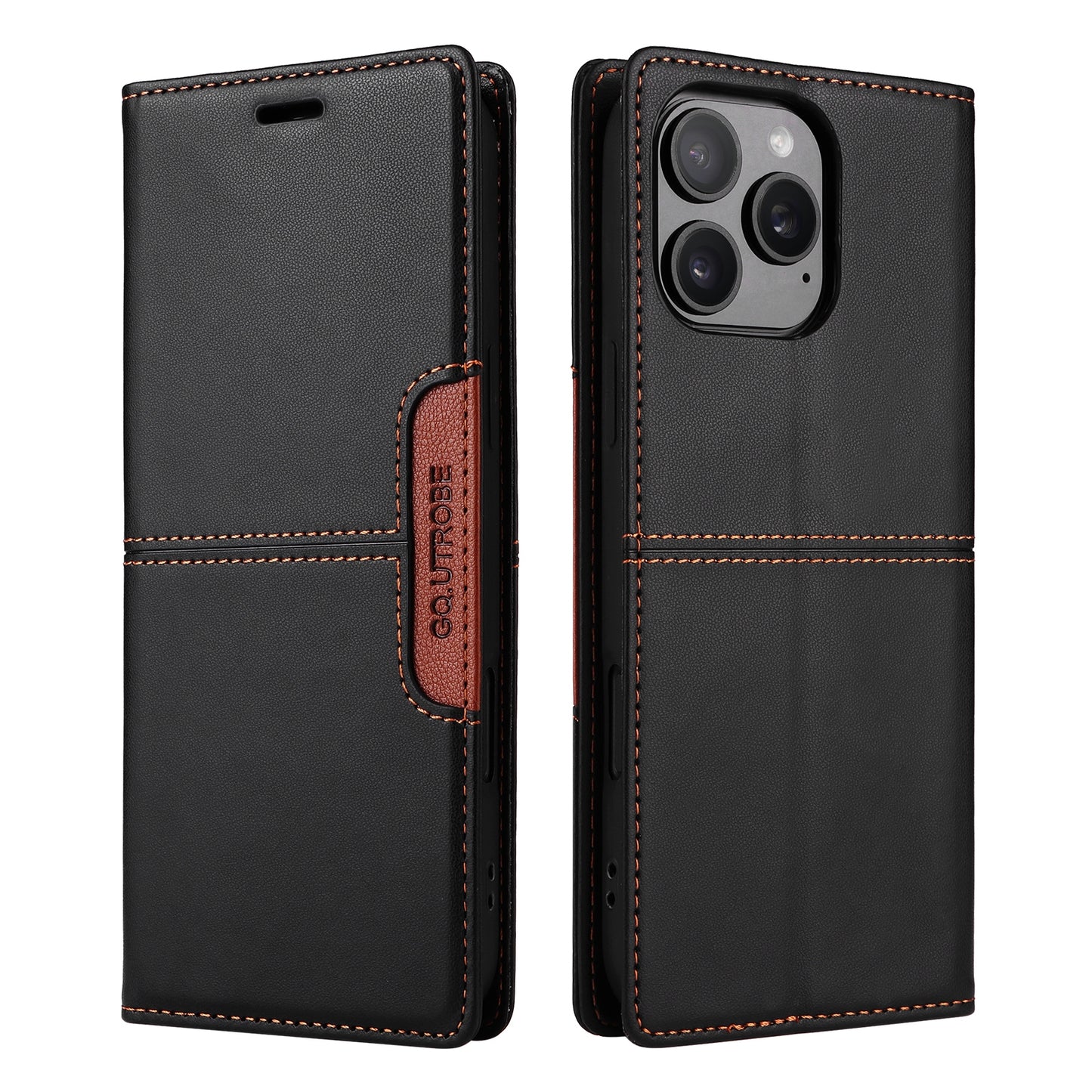 Etui z klapką GQutroube – kompatybilne z iPhone 16 Pro Max | Ochronne etui zamykane