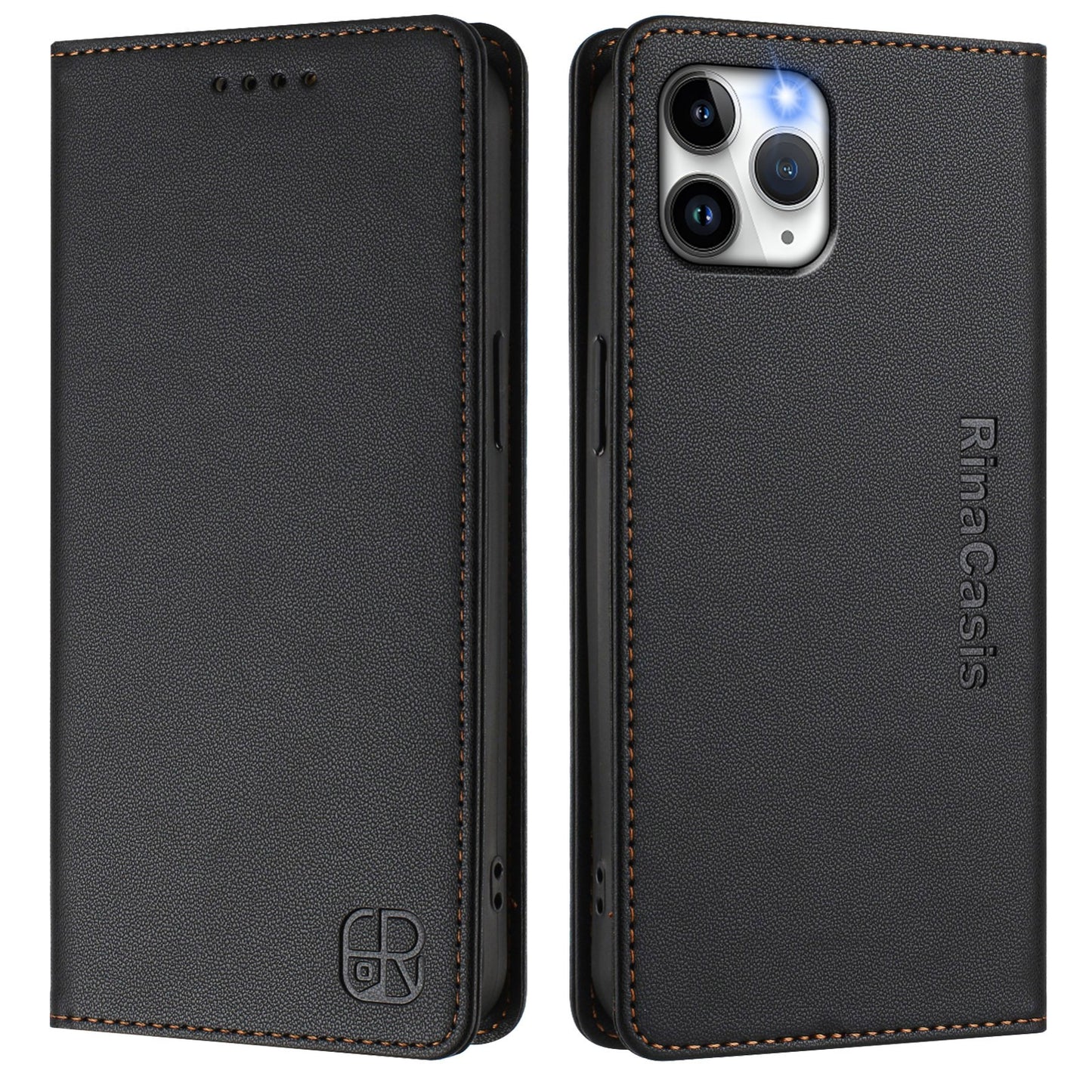 Etui z klapką Rina Casis do iPhone 11 Pro – czarne