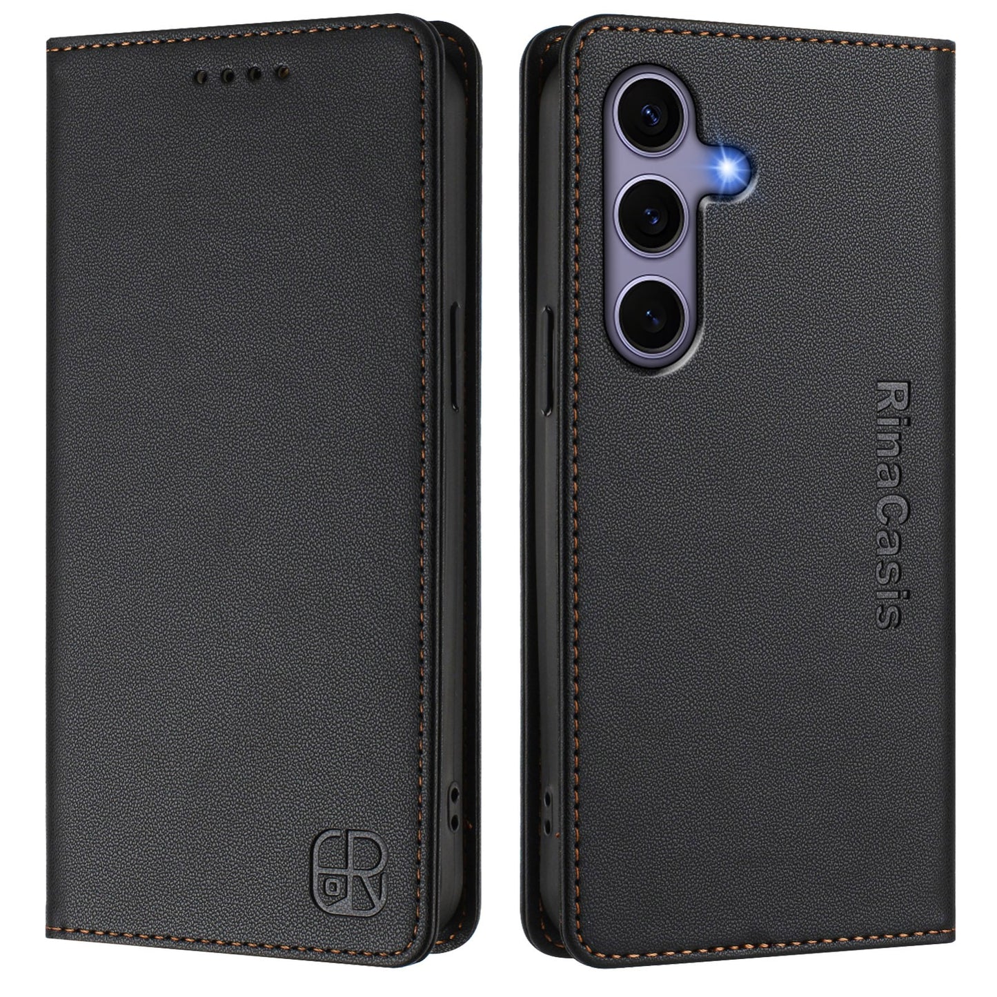 Etui z klapką Rina Casis – kompatybilne z Samsung Galaxy S24 FE | Ochronne etui zamykane