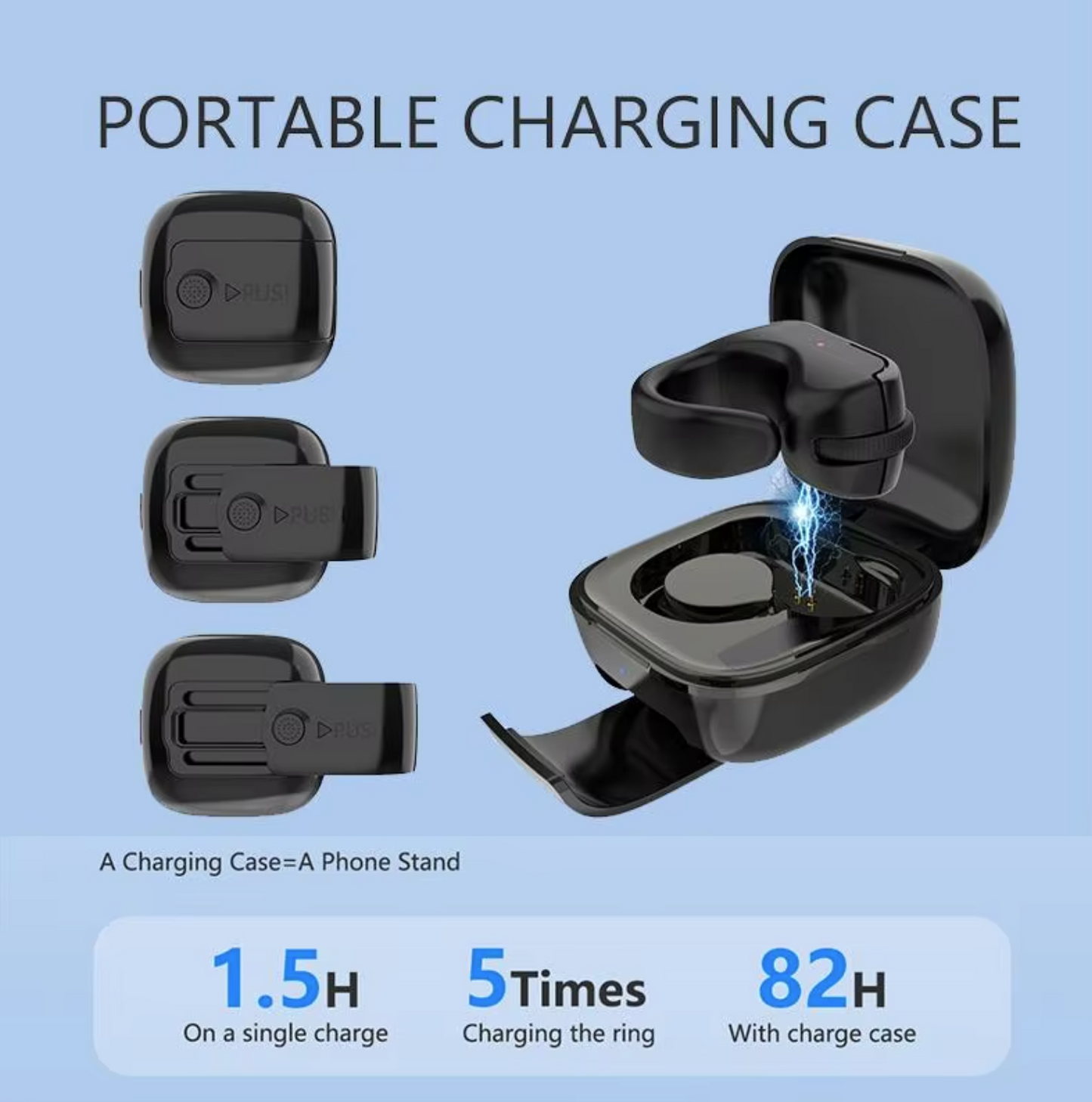 Mini Mysz Bezprzewodowa na palec Bluetooth USB do prezentacji i komputerów